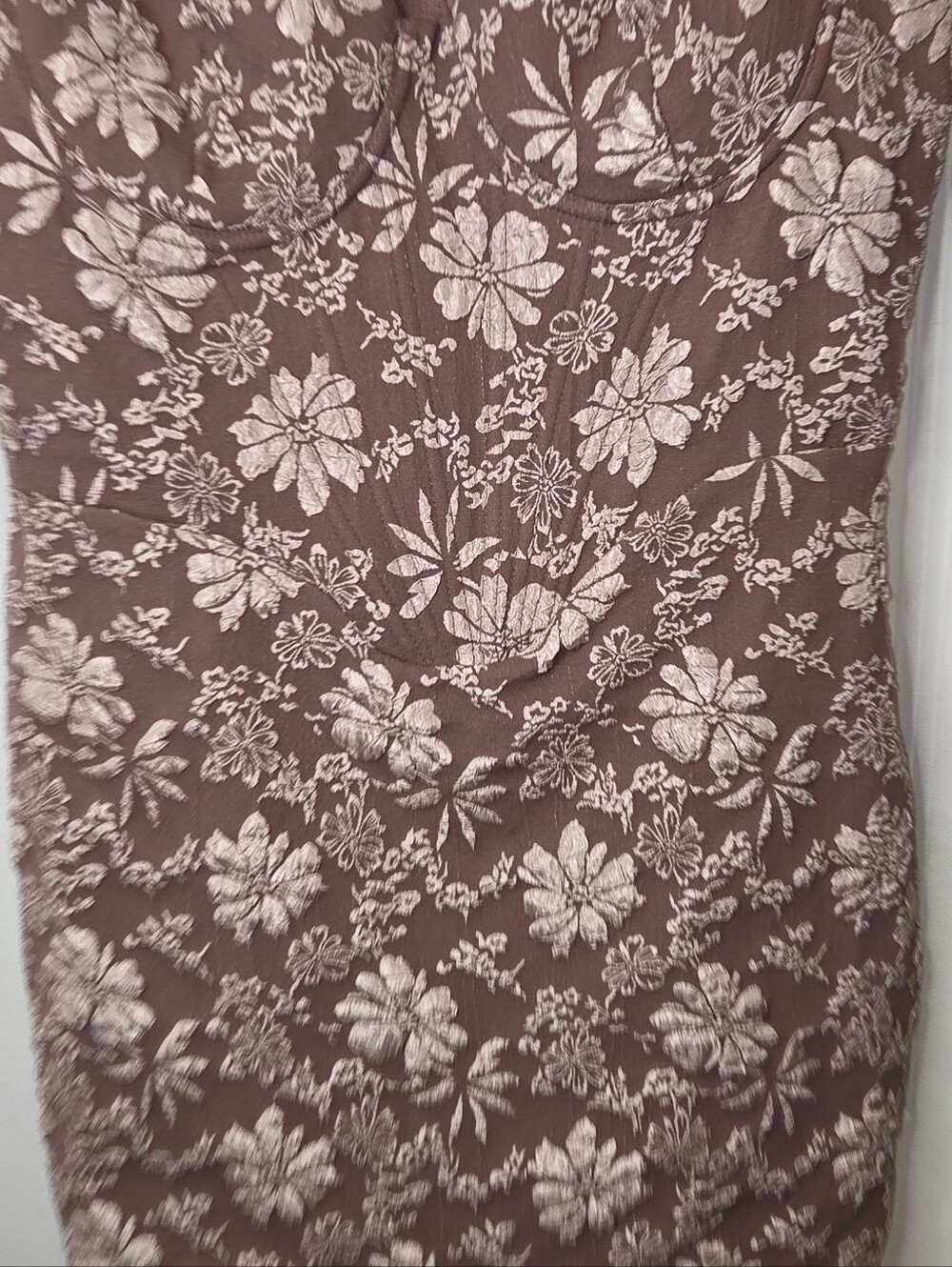 Windsor Floral Brocade Mini Dress - Picture 7 of 16